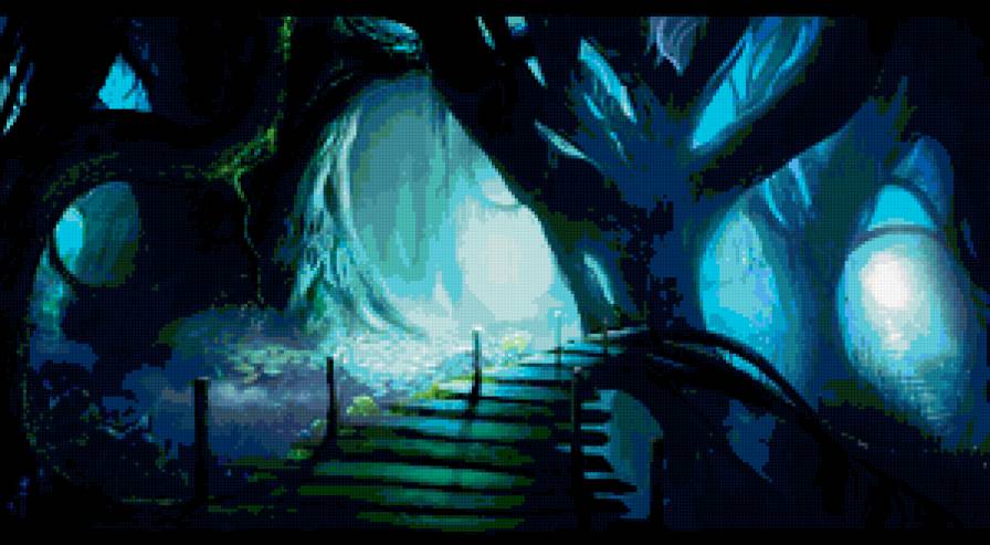 фэнтези - фэнтези, лес, сказка - предпросмотр