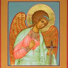 Оригинал схемы вышивки «Ангел-Хранитель» (№261567)