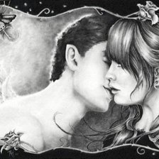 Оригинал схемы вышивки «Двое» (№261753)