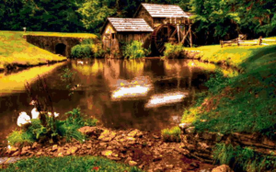 Природа - природа, вода, пейзаж, озеро - предпросмотр