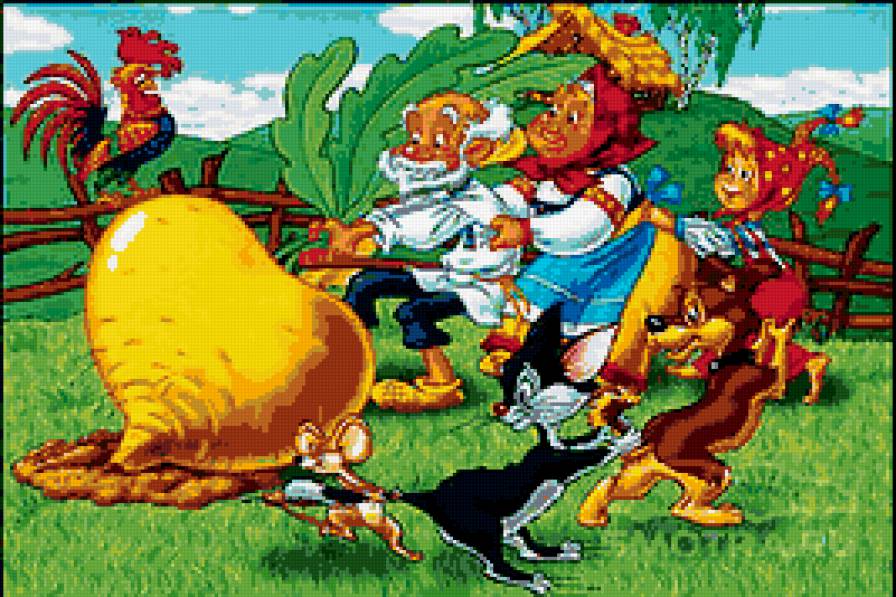 Репка - репка, сказка - предпросмотр