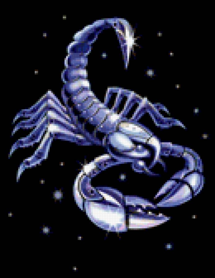 scorpion - зодиак, скорпион - предпросмотр