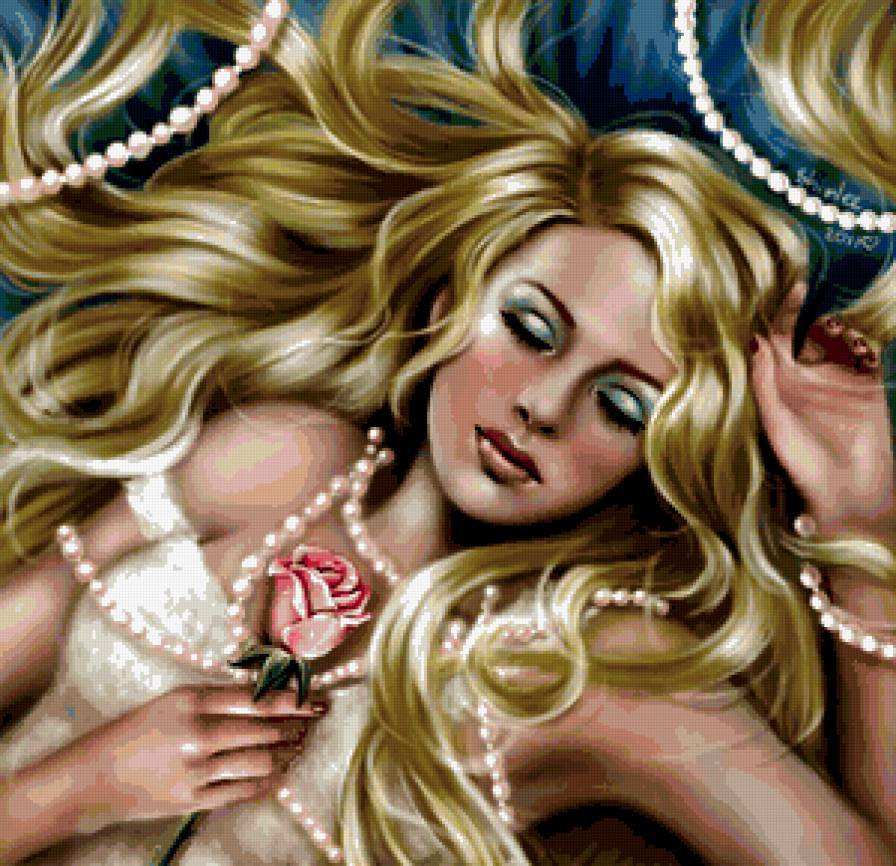 девушка - женщина, сон, нежность, портрет - предпросмотр