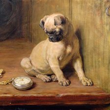 Схема вышивки «собачка»