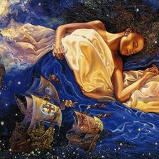 Схема вышивки «сон»