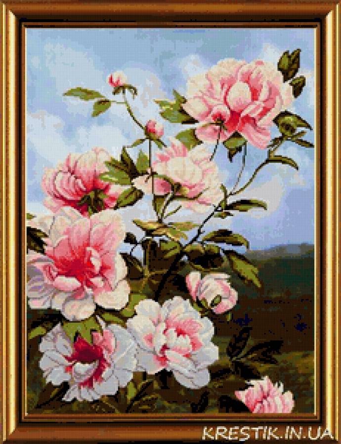 Цветы - картина, цветы, природа - предпросмотр