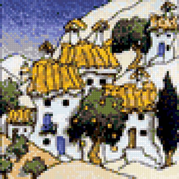 Испанские домики - предпросмотр