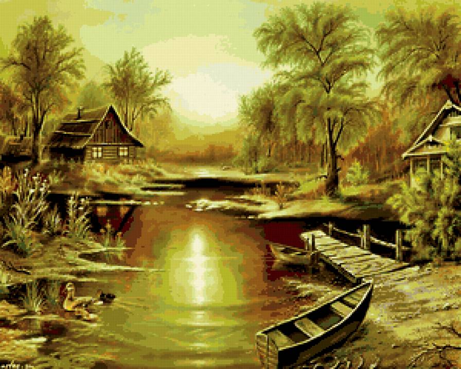 дом у озера - предпросмотр