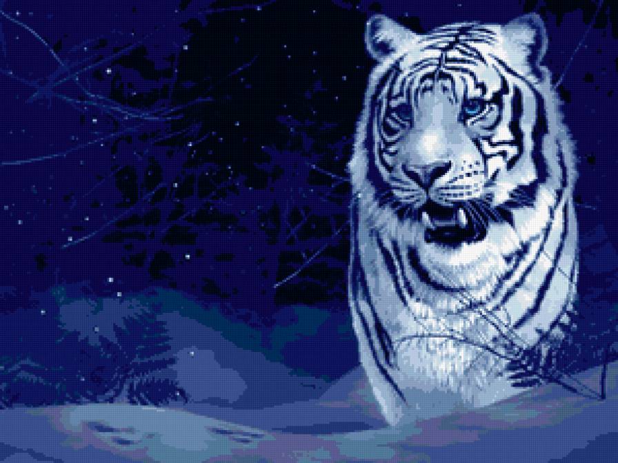 белый тигр - предпросмотр