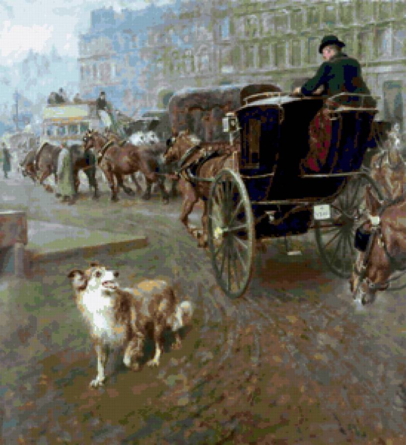 собачки4 - живопис - предпросмотр