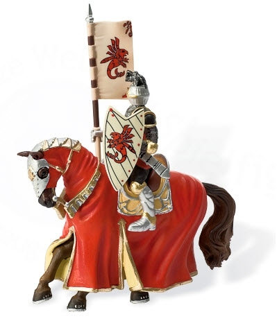 на коне - рыцари - оригинал