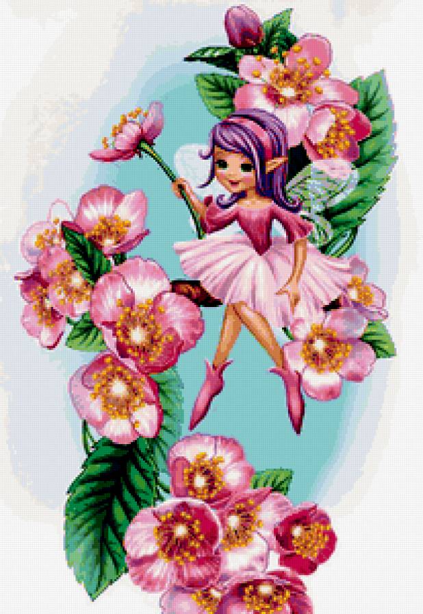 фея - фентези, цветы, девочка, сказка - предпросмотр