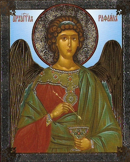 Святой Архангел Рафаил помощь Божья - архангел, иконы, религия - оригинал