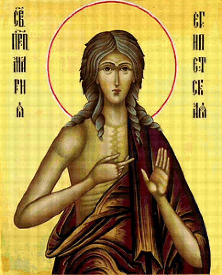 Святая Мария Египетская - святая, религия, иконы - предпросмотр