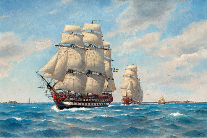 Корабли - корабль, море - оригинал