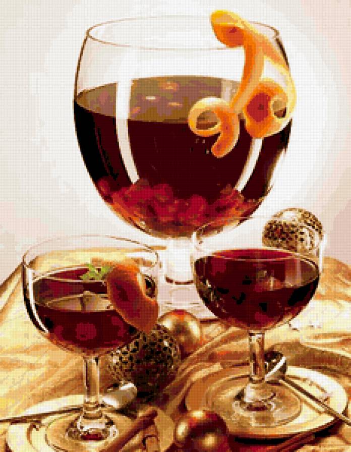 пунш - зима, чаша, пунш, напиток - предпросмотр