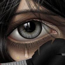 Схема вышивки «взгляд»