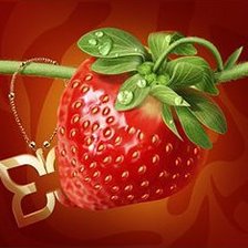 Схема вышивки «Клубничное»