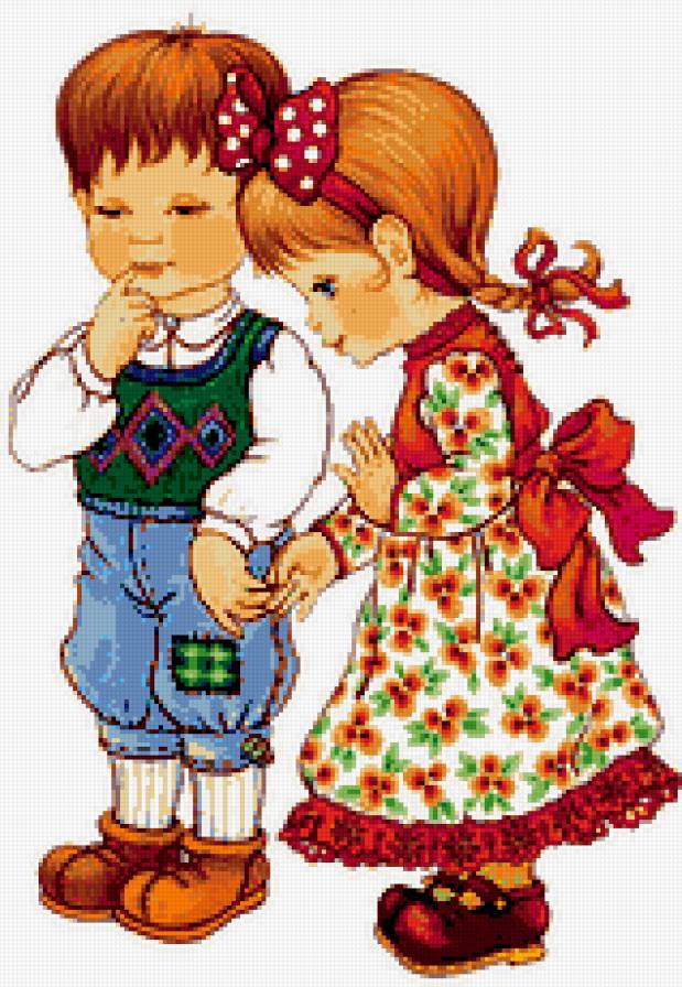 Дети - дети, дружба, девочка, мальчик - предпросмотр