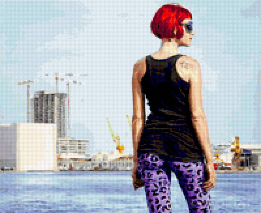 Девушка-картина - девушки - предпросмотр