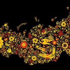 Схема вышивки «Россия»