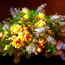 Схема вышивки «букет»