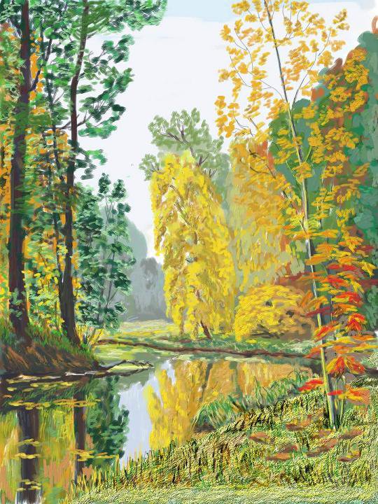 осень Шишкин - пейзаж - оригинал