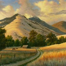 Схема вышивки «Заснеженные вершины»