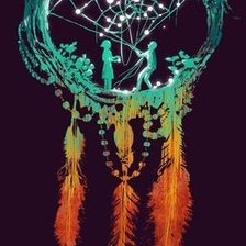 Схема вышивки «Ловец снов»