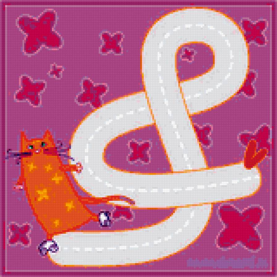 Открытка 8 марта - открытка, кот - предпросмотр