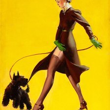 Схема вышивки «прогулка»