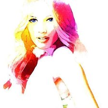 Схема вышивки «Девушка.»