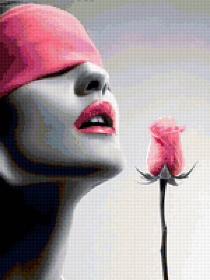 Девушка. - роза, девушки - предпросмотр