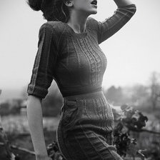 Схема вышивки «Model»