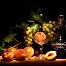 Схема вышивки «персики»