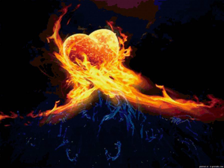 сердце в огне - картинки - предпросмотр