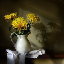 Схема вышивки «хризантемы»