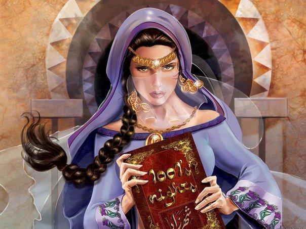 Тысяча и одна ночь - восток, девушка, сказки - оригинал