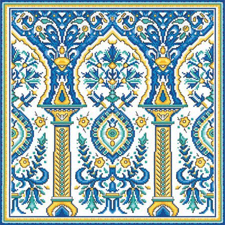 подушка - узор, подушка - оригинал