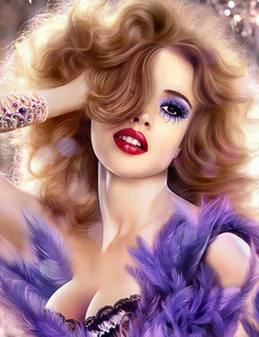 девушка - одиночество, девушка, любовь, картина, красота - оригинал