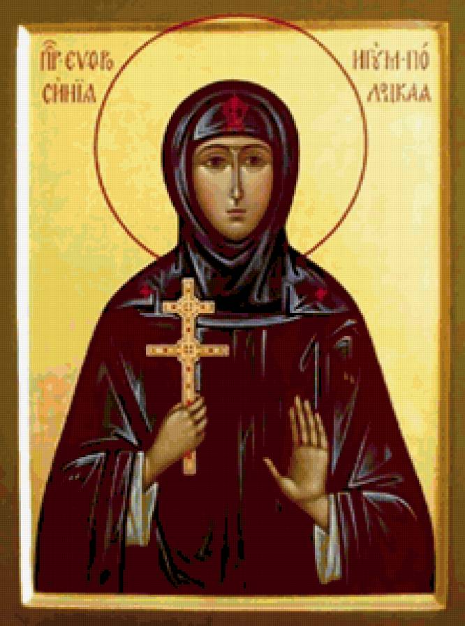 Святая Евфросиния Полоцкая - иконы, религия, святая - предпросмотр