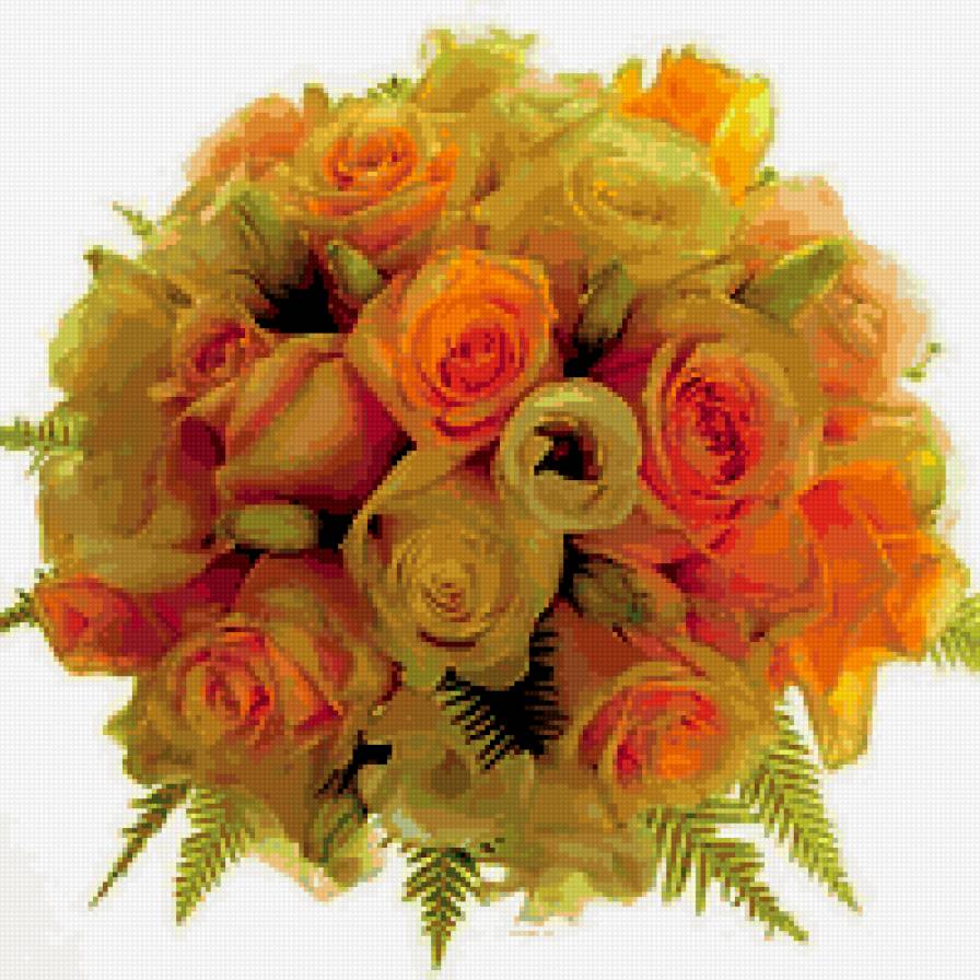 букет белых роз - белые, розы.букет, цветы - предпросмотр