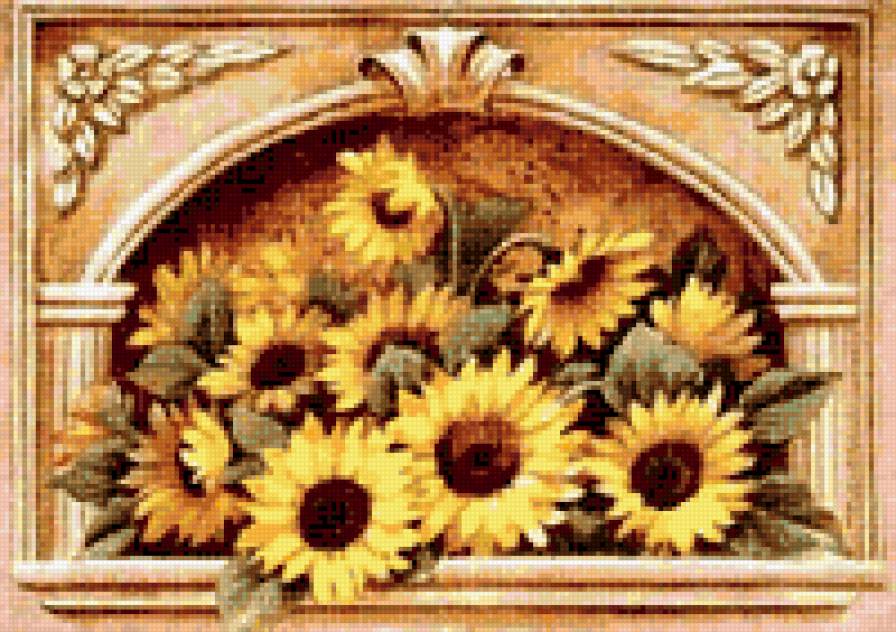 подсолнухи - солнце, лето - предпросмотр