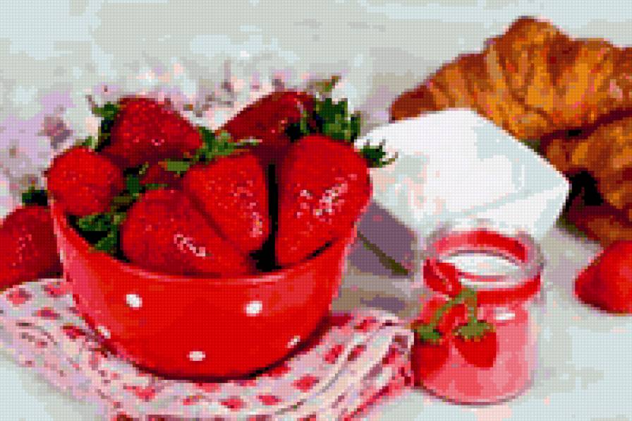 клубника в корзине - клубника - предпросмотр