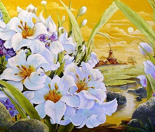 красота - цветы - оригинал