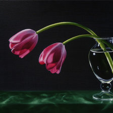 Схема вышивки «tulips»