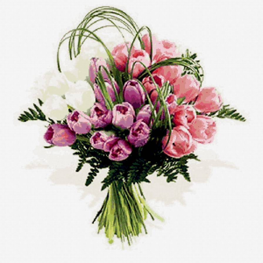 тюльпаны - цветы, тюльпаны, букет - предпросмотр