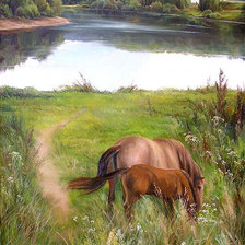 Схема вышивки «Родные просторы»