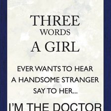 Схема вышивки «I'm the Doctor»