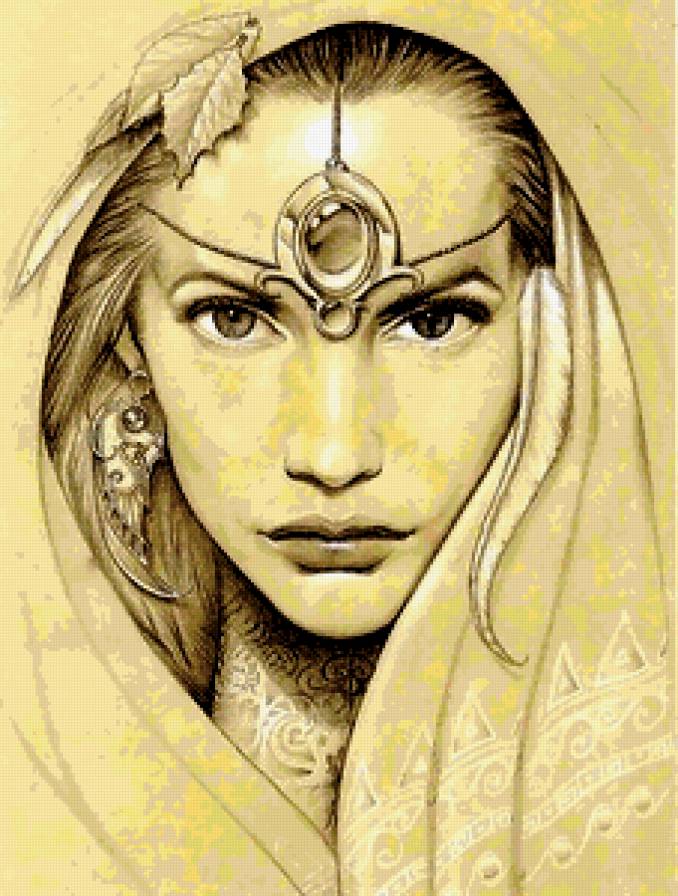 Девушка. - девушки, фентези - предпросмотр